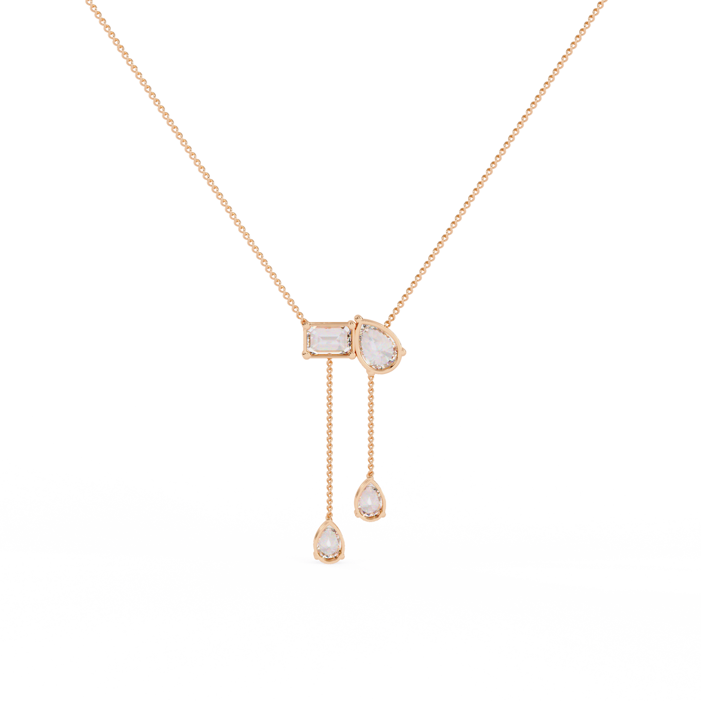 sylva diamond necklace - espira gems