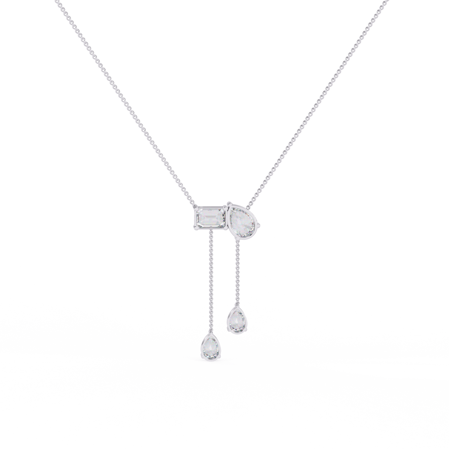 sylva diamond necklace - espira gems
