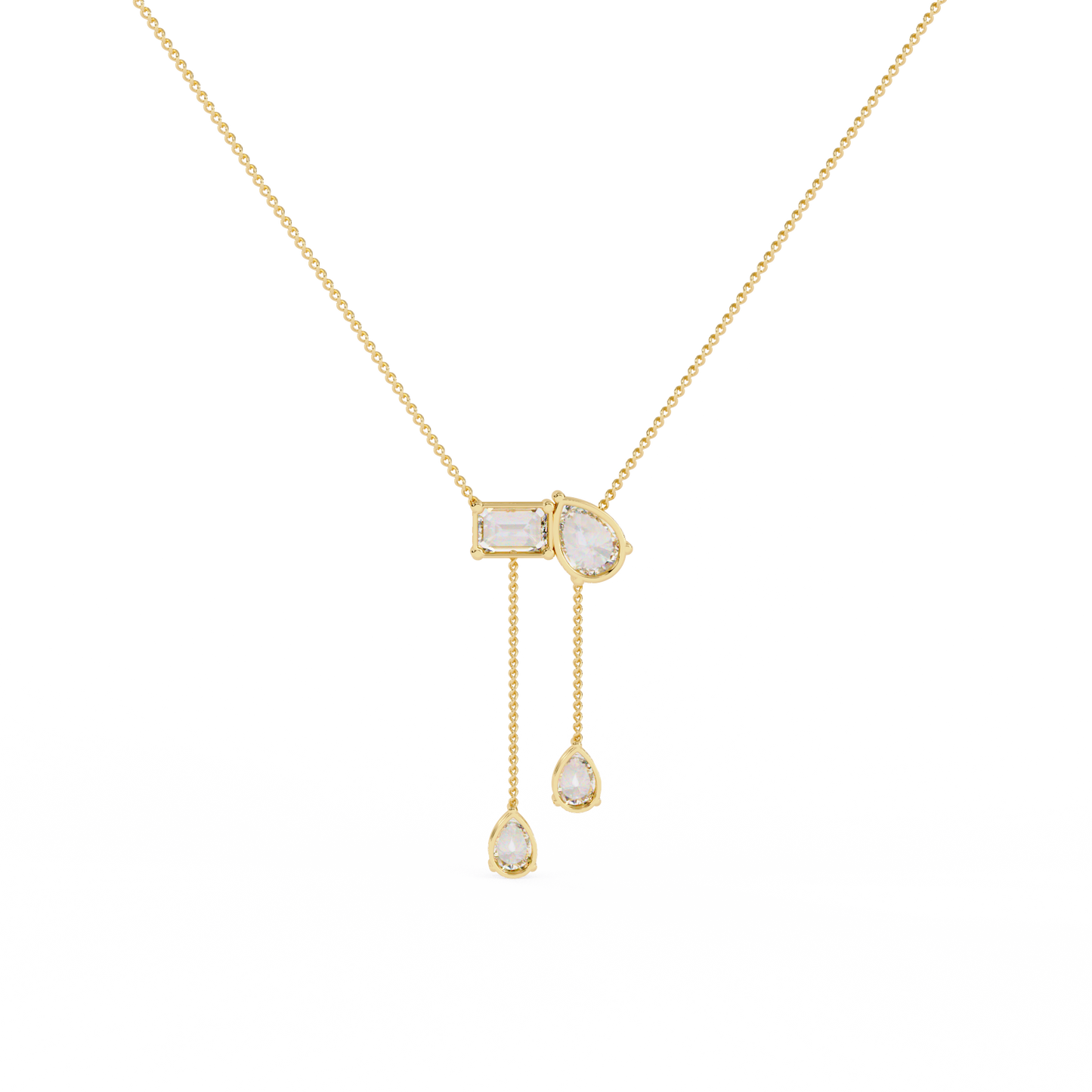 sylva diamond necklace - espira gems