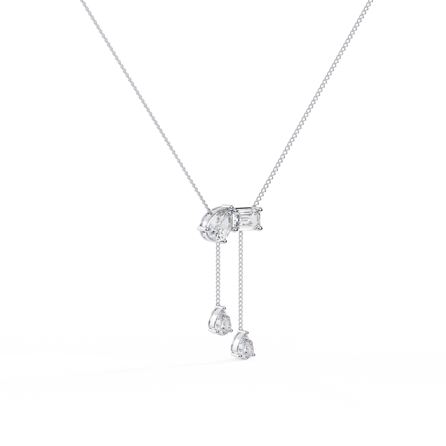 sylva diamond necklace - espira gems