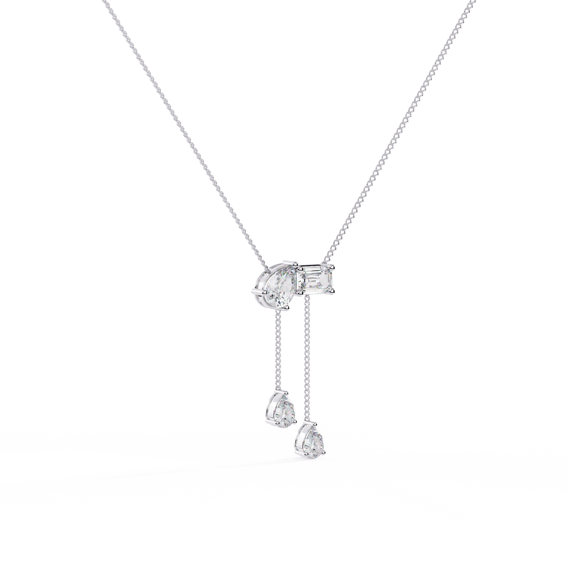 Sylva Diamond Necklace - Espira Gems