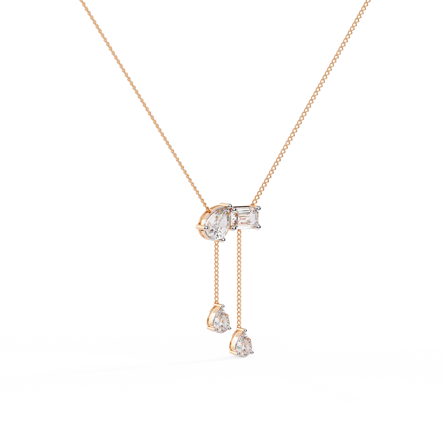 sylva diamond necklace - espira gems