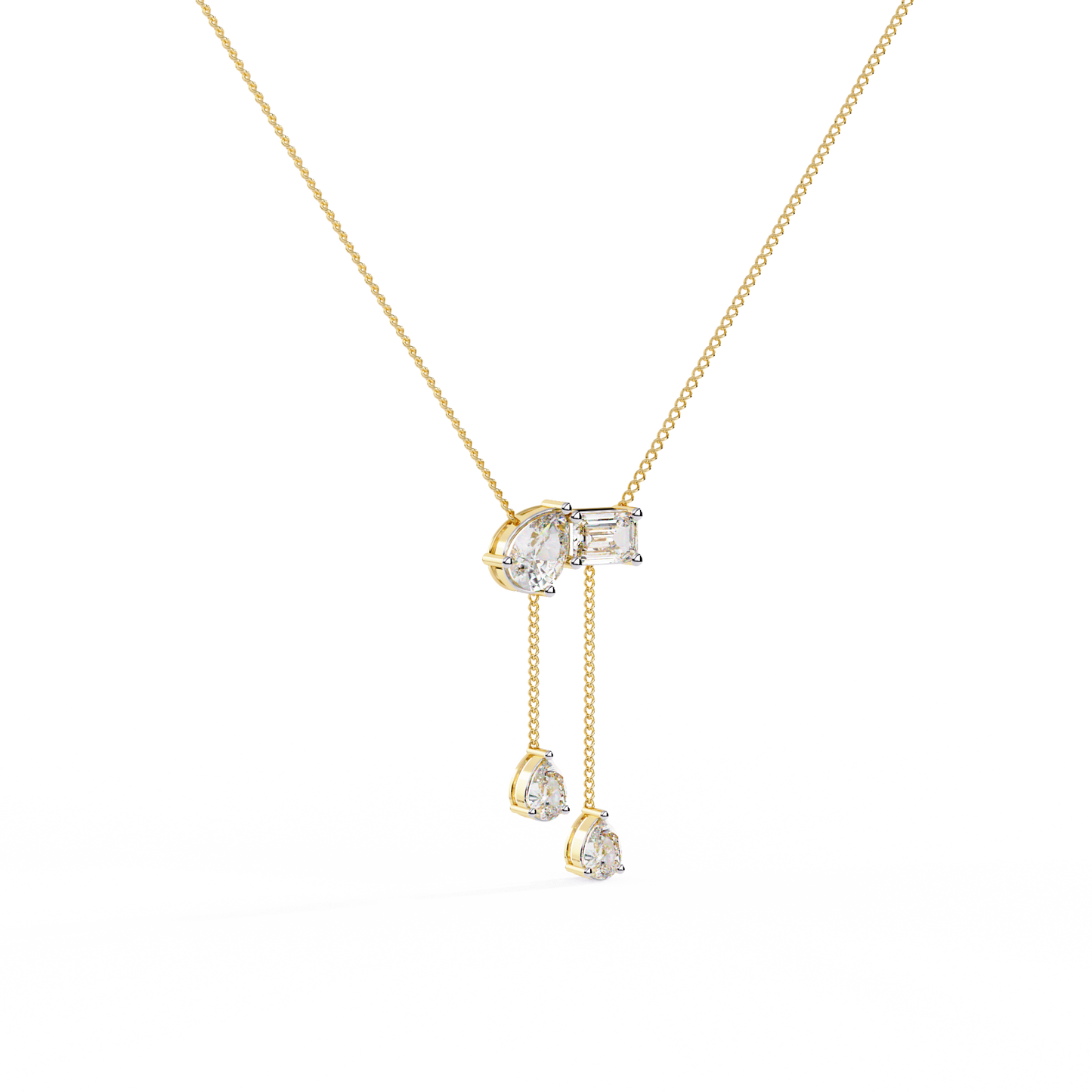 sylva diamond necklace - espira gems