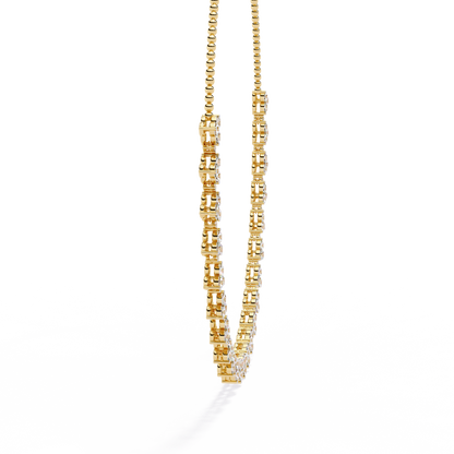 Sylva Round Diamond Necklace