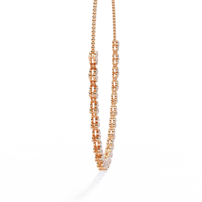 Sylva Round Diamond Necklace