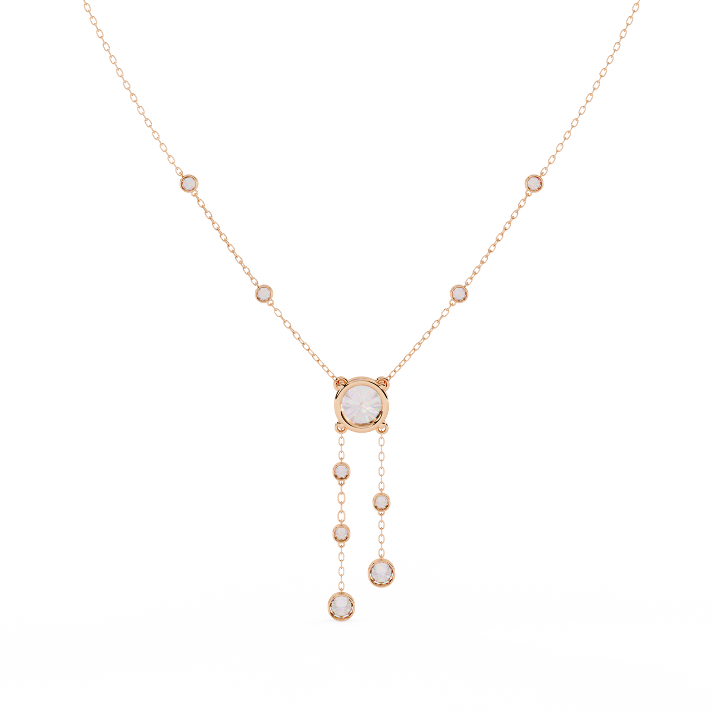 flora diamond necklace - espira fine gems