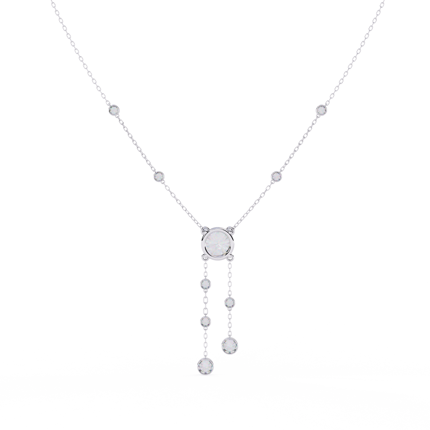 flora diamond necklace - espira fine gems