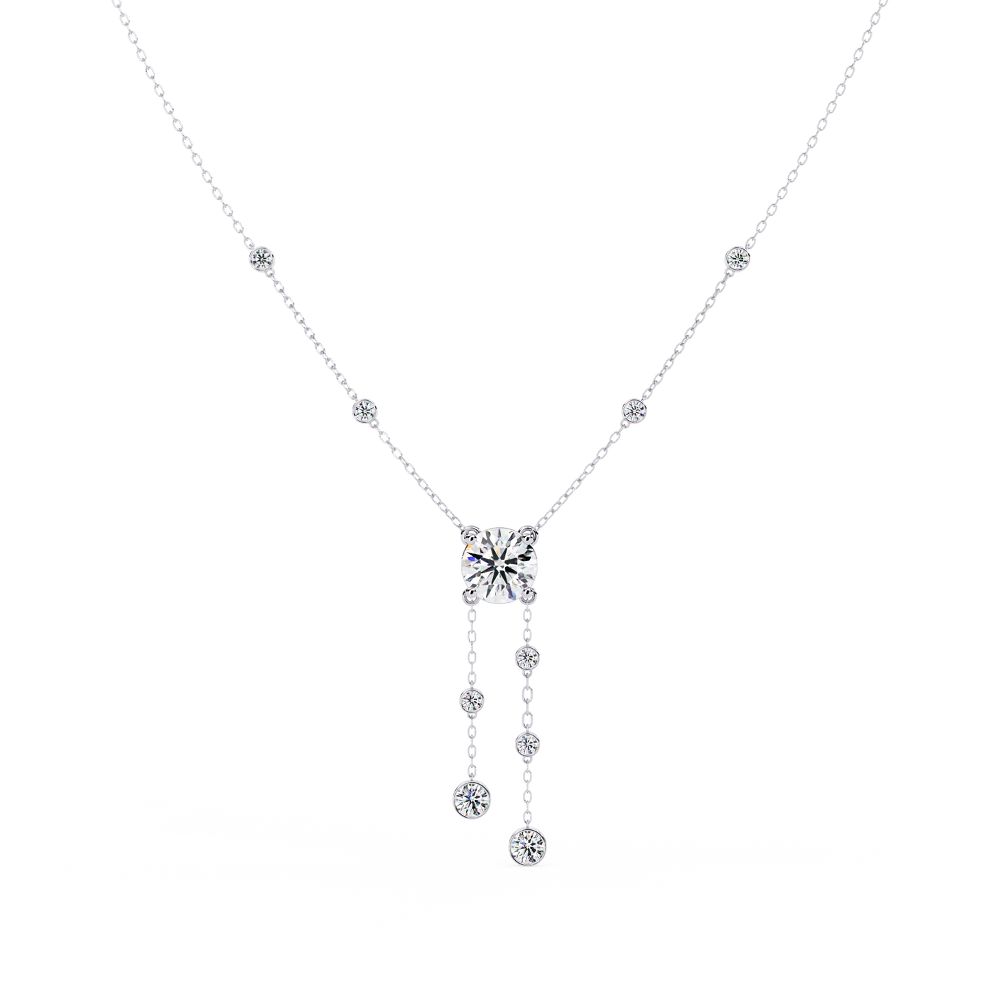 flora diamond necklace - espira fine gems