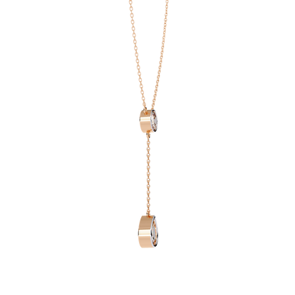 Aurora Pear Diamond Necklace - Espira Fine Gems