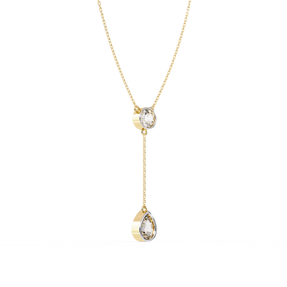 Aurora Pear Diamond Necklace - Espira Fine Gems