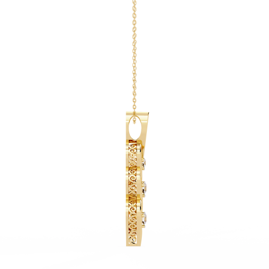 Verdant Round Diamond Necklace - Espira Fine Gems