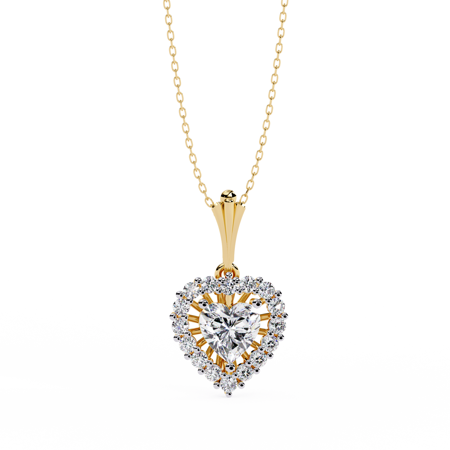 Sequoia Heart Diamond Necklace - Espira Fine Gems