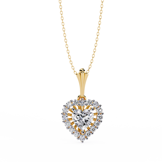 Sequoia Heart Diamond Necklace - Espira Fine Gems