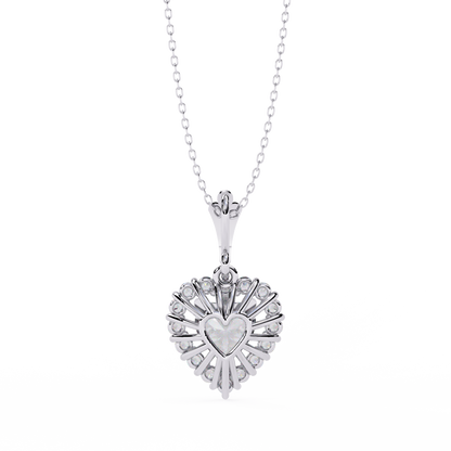 Sequoia Heart Diamond Necklace - Espira Fine Gems