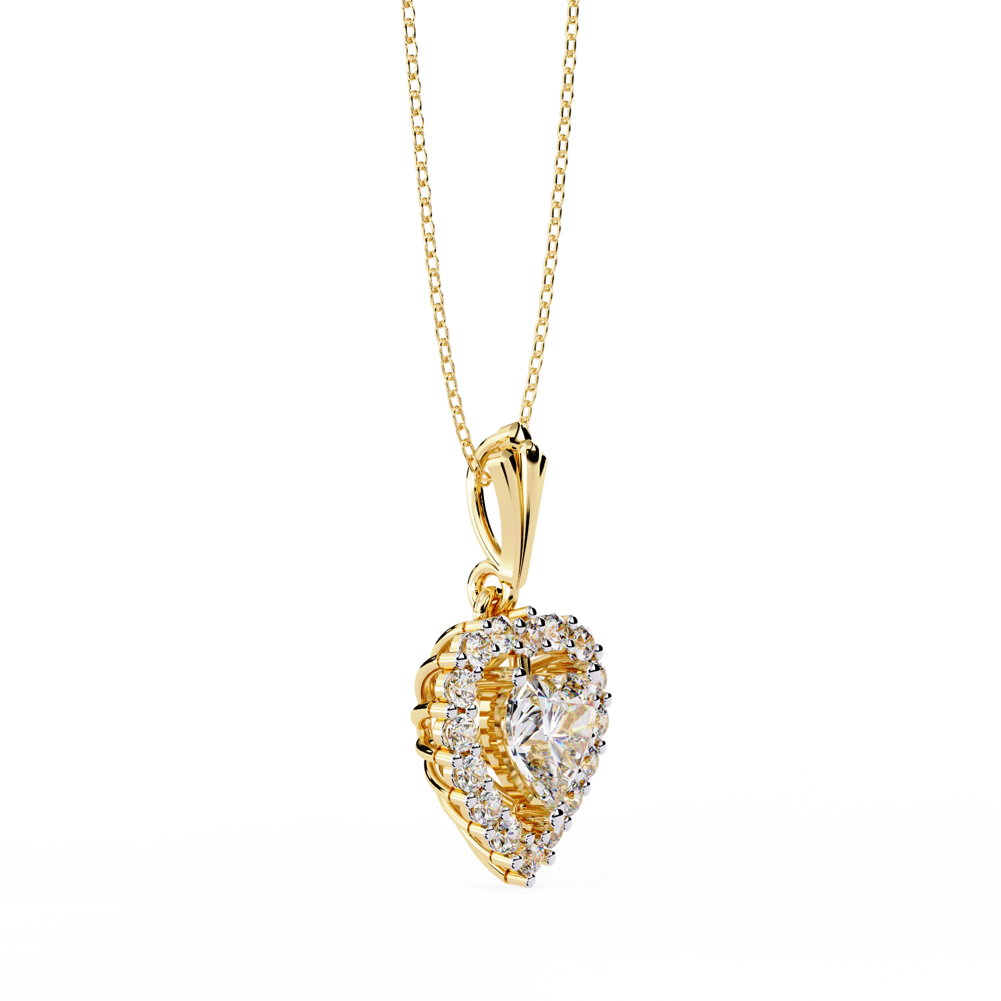 Sequoia Heart Diamond Necklace - Espira Fine Gems