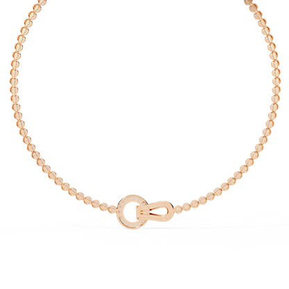 Tundra Round Diamond Necklace - Espira Fine Gems