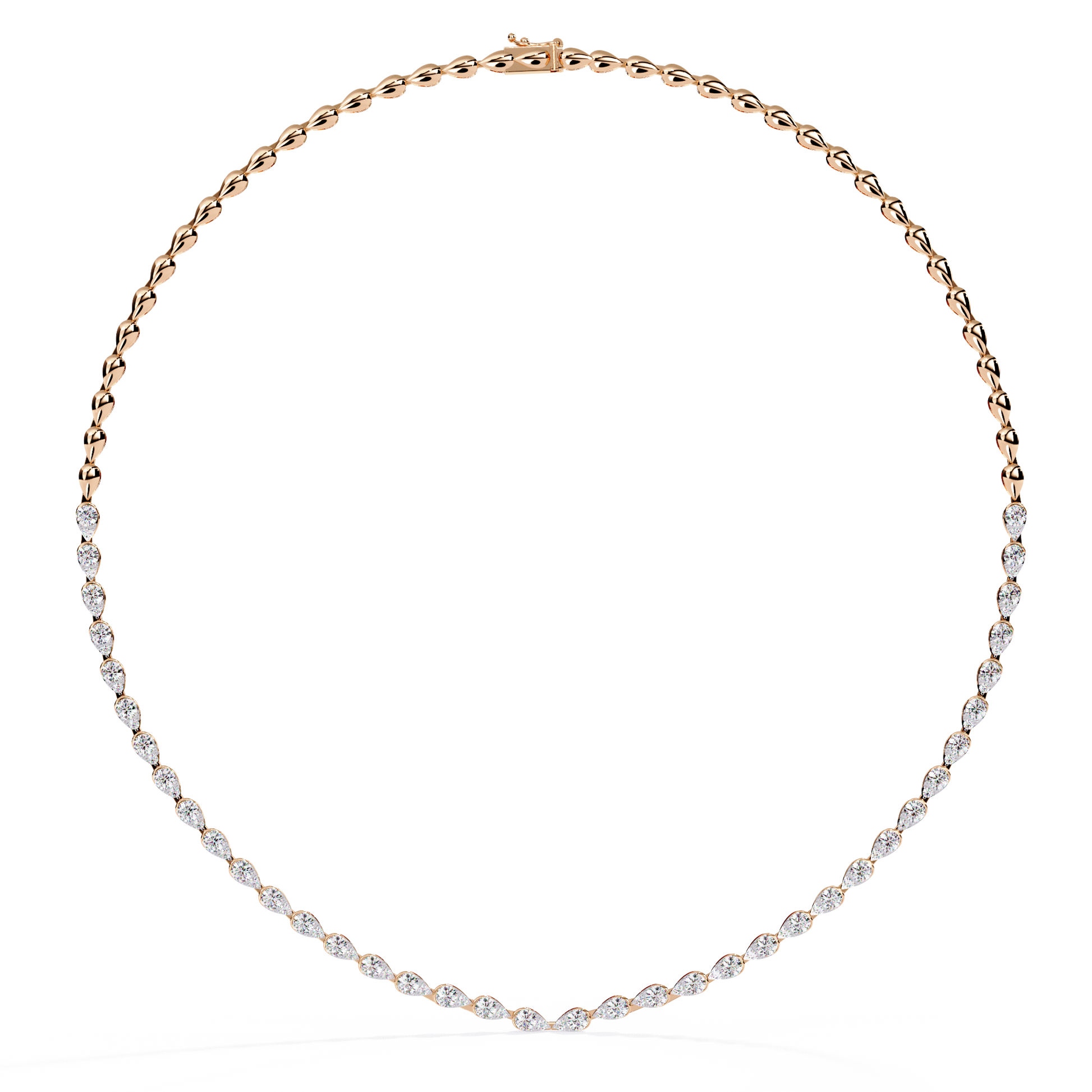 Boreal Round Diamond Necklace - Espira Fine Gems