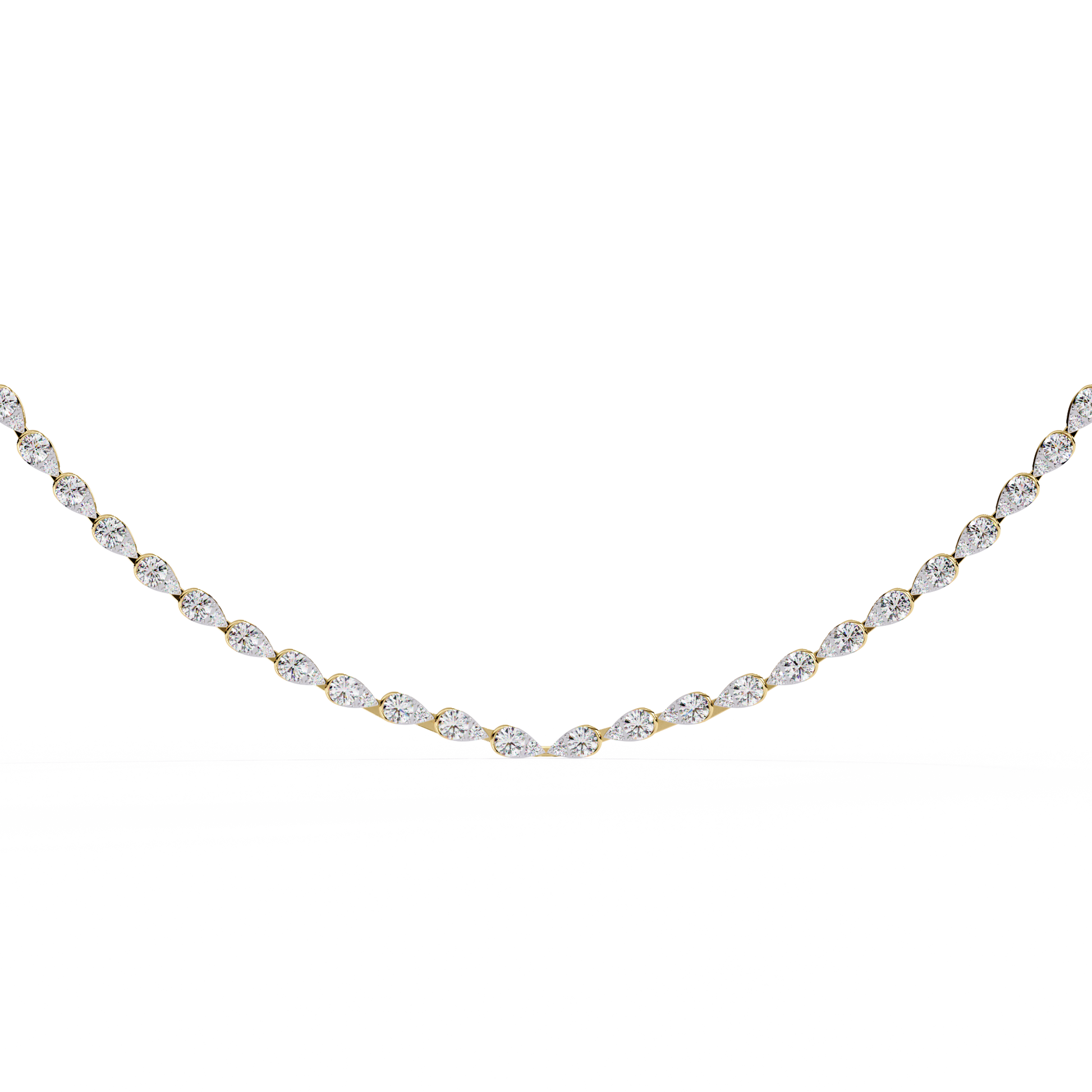 Boreal Round Diamond Necklace - Espira Fine Gems