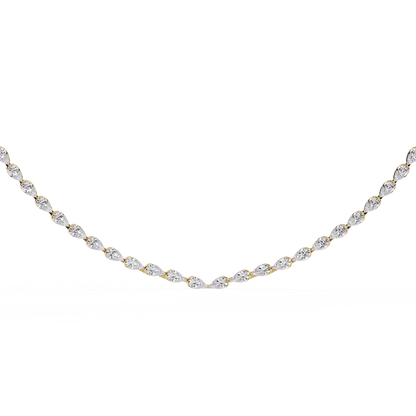 Boreal Round Diamond Necklace - Espira Fine Gems