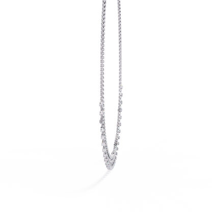 Zerelle Round Diamond Necklace - Espira Fine Gems