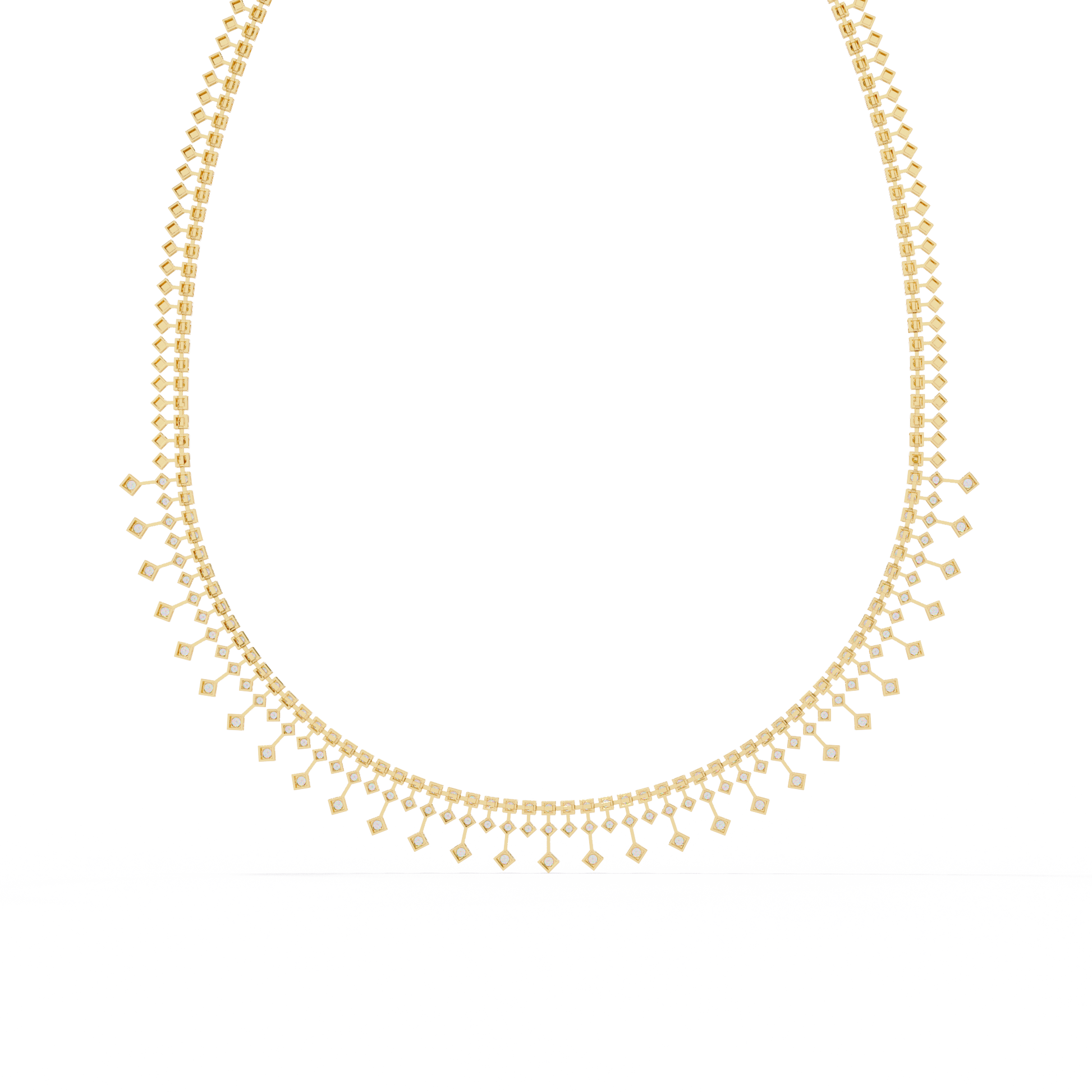 Zerelle Round Diamond Necklace - Espira Fine Gems