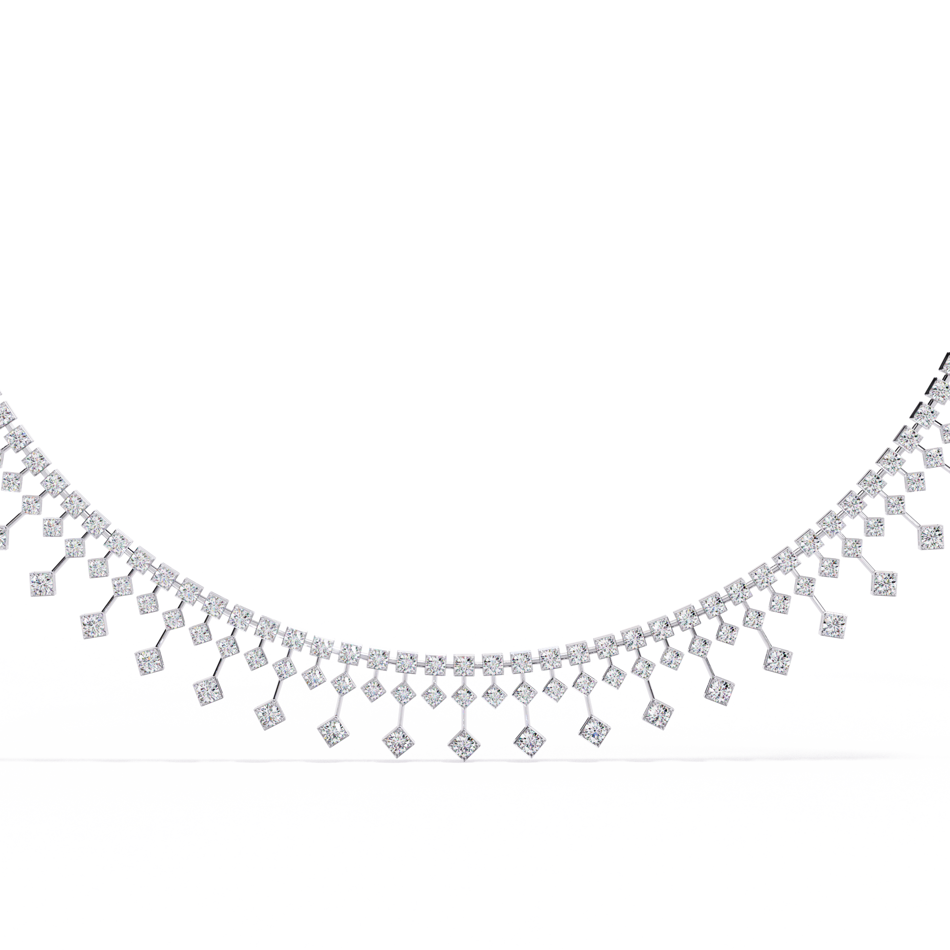 Zerelle Round Diamond Necklace - Espira Fine Gems