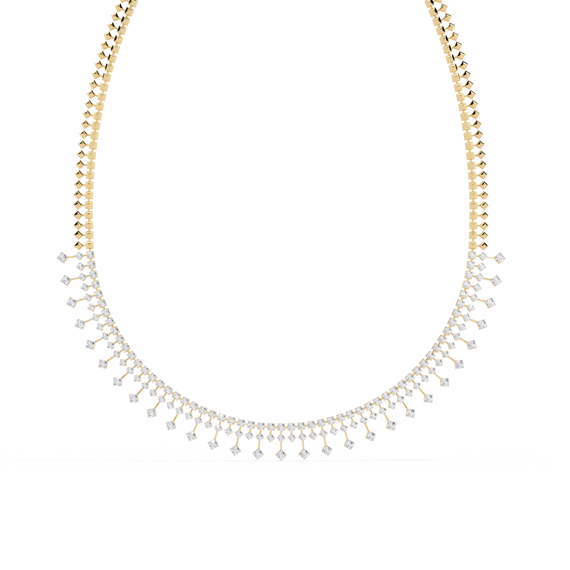 Zerelle Round Diamond Necklace - Espira Fine Gems