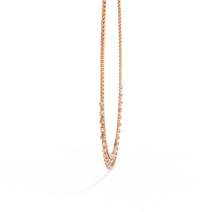 Zerelle Round Diamond Necklace - Espira Fine Gems