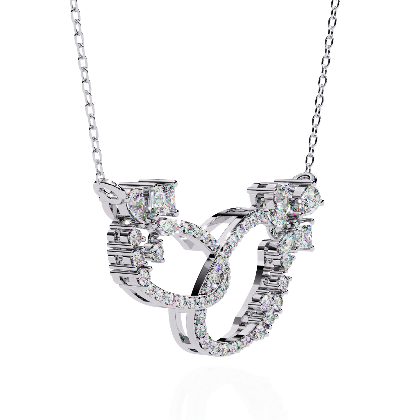 elara diamond necklace - espira fine gems