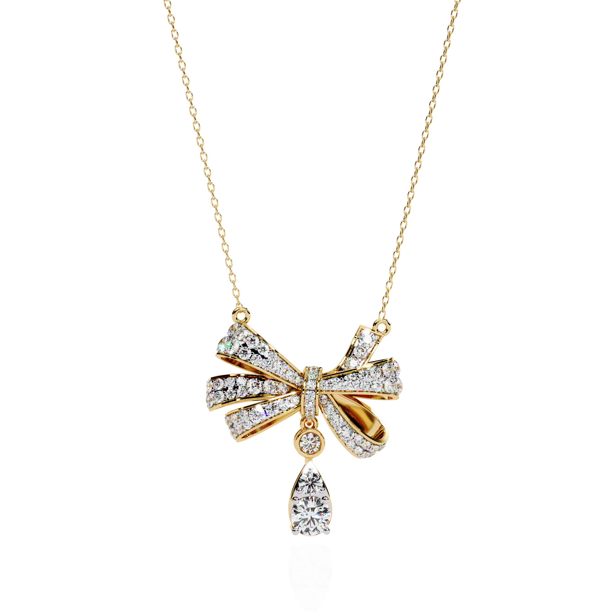 Marielle Round Diamond Necklace - Espira Fine Gems