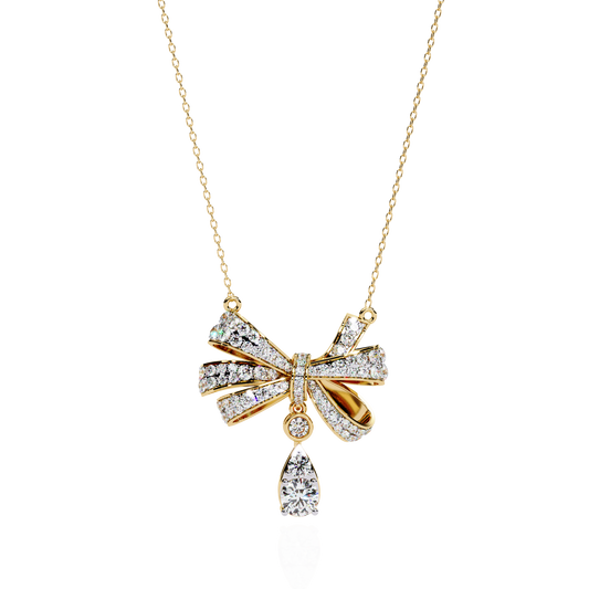 Marielle Round Diamond Necklace - Espira Fine Gems