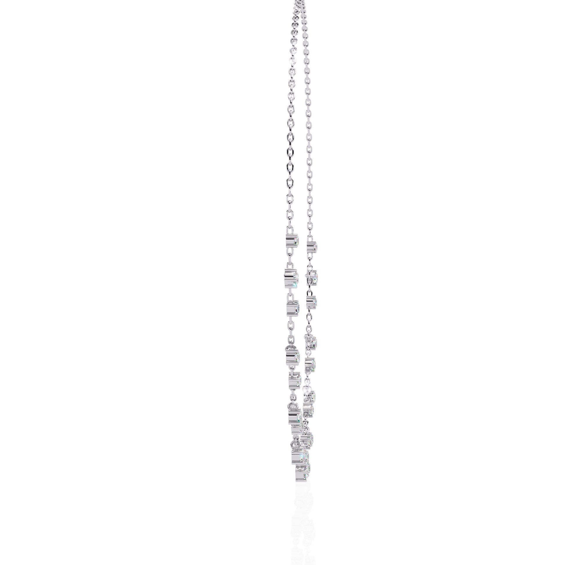 Emberlyn Round Diamond Necklace - Espira Fine Gems