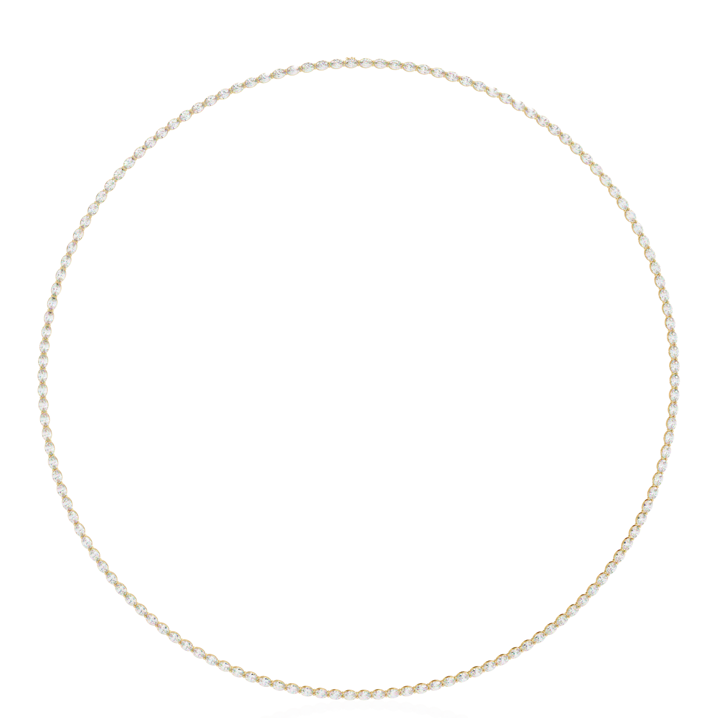 opalique oval diamond necklace