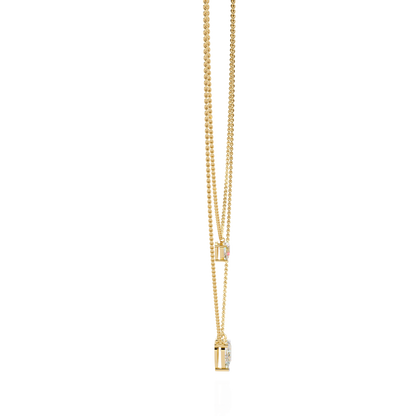 Isaluxe Pear Diamond Necklace - Espira Fine Gems