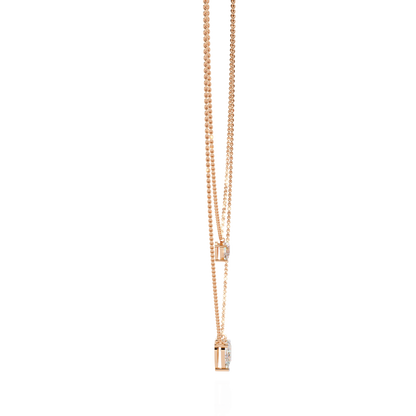 Isaluxe Pear Diamond Necklace - Espira Fine Gems