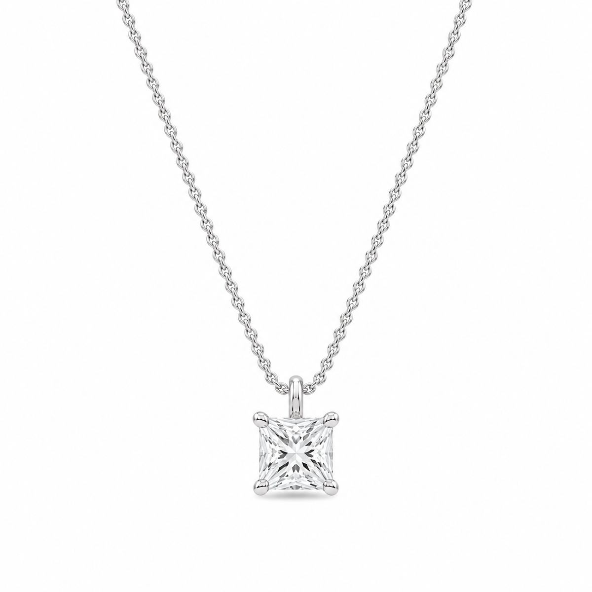 liberty 2 carat princess diamond pendant (chain sold separately)
