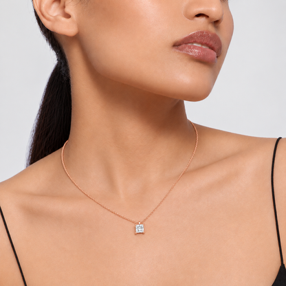 Liberty 2 Carat Princess Diamond Pendant (Chain Sold Separately)