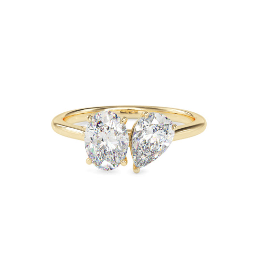 The Kylie Ring aka Toi et Moi Diamond Ring