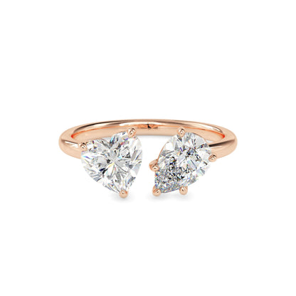 The Kylie Ring aka Toi et Moi Diamond Ring