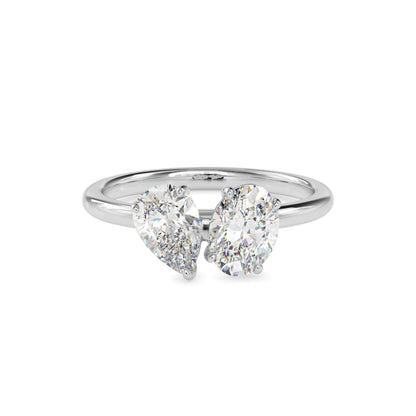 The Kylie Ring aka Toi et Moi Diamond Ring