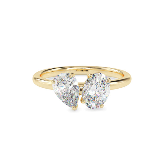 The Kylie Ring aka Toi et Moi Diamond Ring