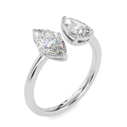 The Kylie Ring aka Toi et Moi Diamond Ring