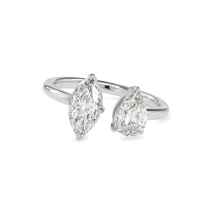 The Kylie Ring aka Toi et Moi Diamond Ring