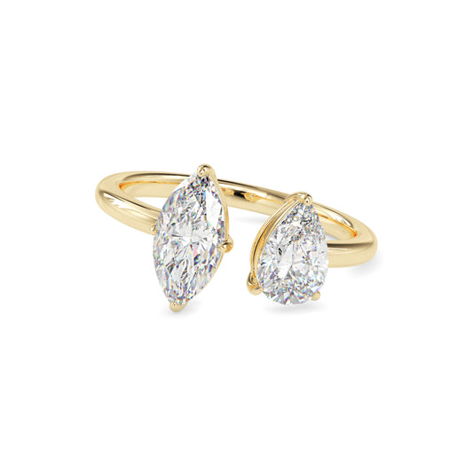 The Kylie Ring aka Toi et Moi Diamond Ring