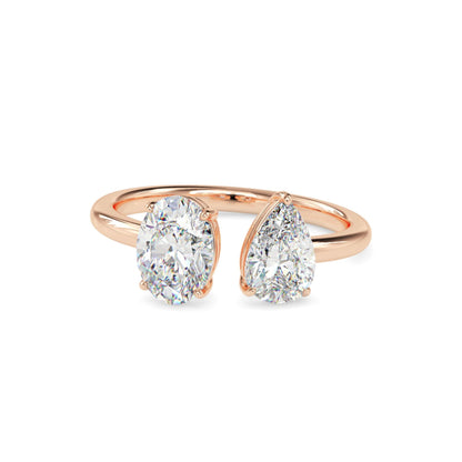 The Kylie Ring aka Toi et Moi Diamond Ring