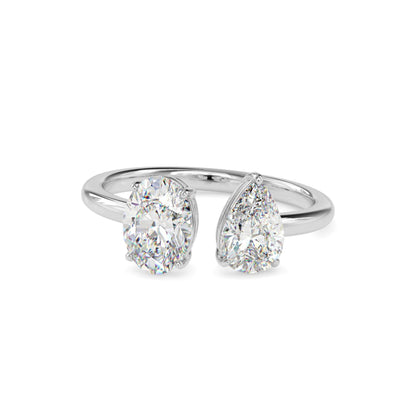 The Kylie Ring aka Toi et Moi Diamond Ring