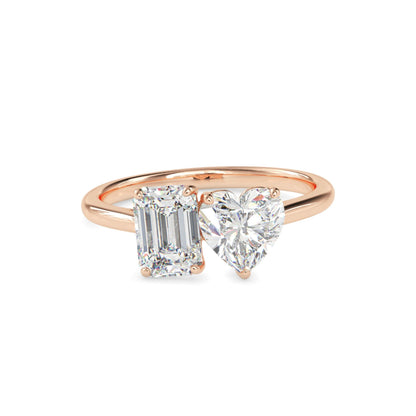 The Kylie Ring aka Toi et Moi Diamond Ring