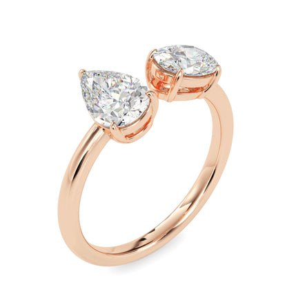 The Kylie Ring aka Toi et Moi Diamond Ring