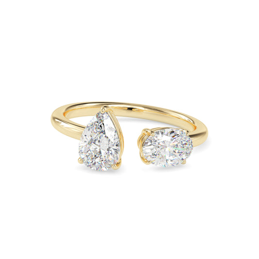 The Kylie Ring aka Toi et Moi Diamond Ring
