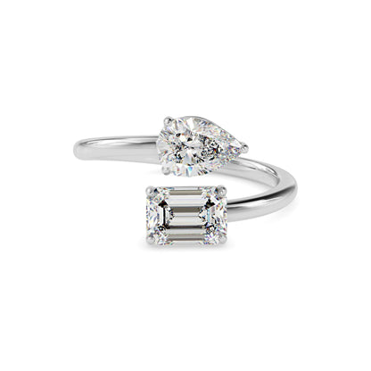 The Kylie Ring aka Toi et Moi Diamond Ring